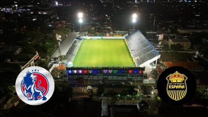 policías partido Olimpia España