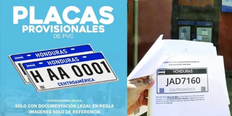 Hondureños venden placas vehiculares por internet tras más de un año sin emisiones