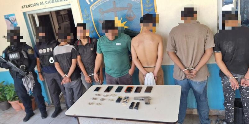 Capturan a 5 integrantes de la banda "Los Pachecos" en Copán