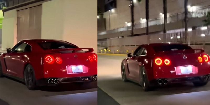 Impressionante NISSAN GTR 35 es captado en el Boulevard FFAA en TGU