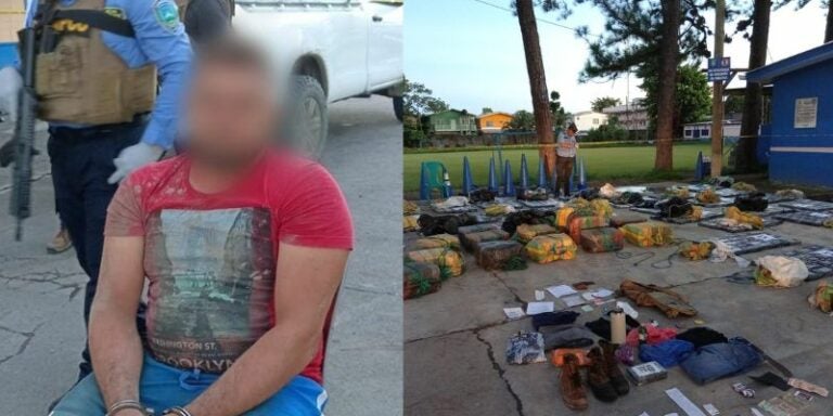 Dictan detención judicial a individuo por traficar 1.3 kilos de cocaína en Atlántida