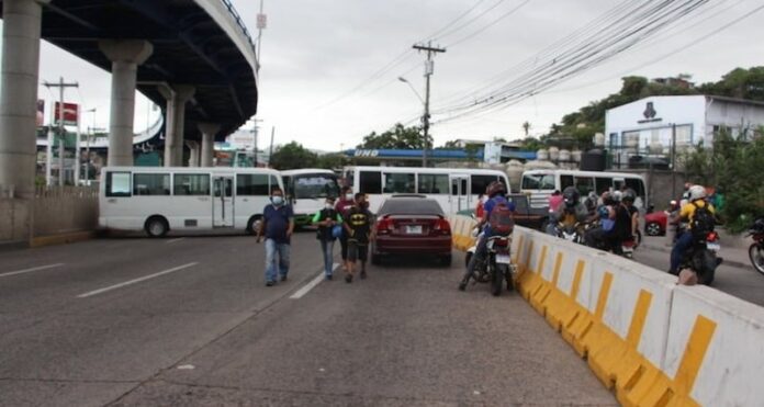 Transportistas paro Honduras