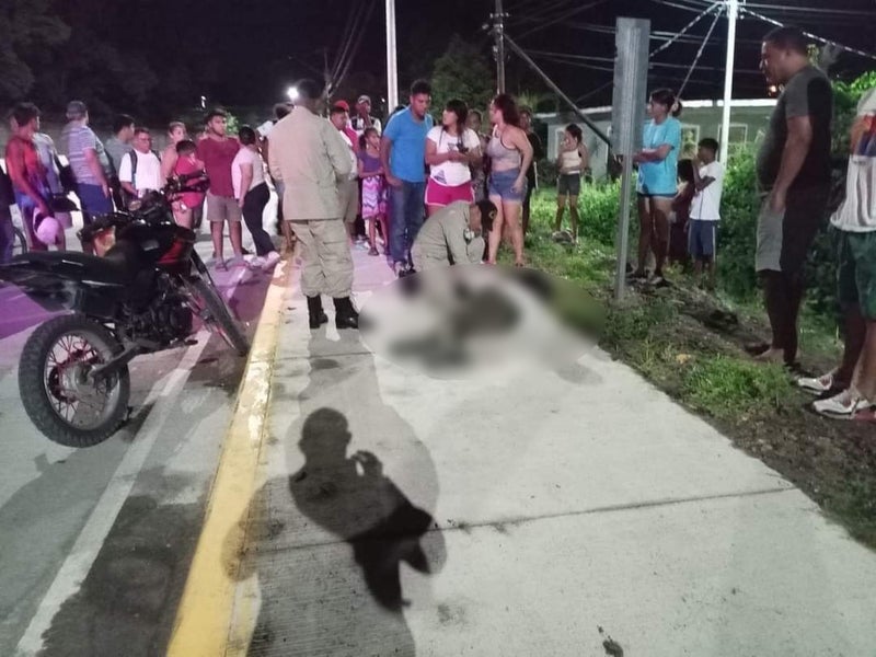 Por oponerse moto ultiman a un hombre La Ceiba
