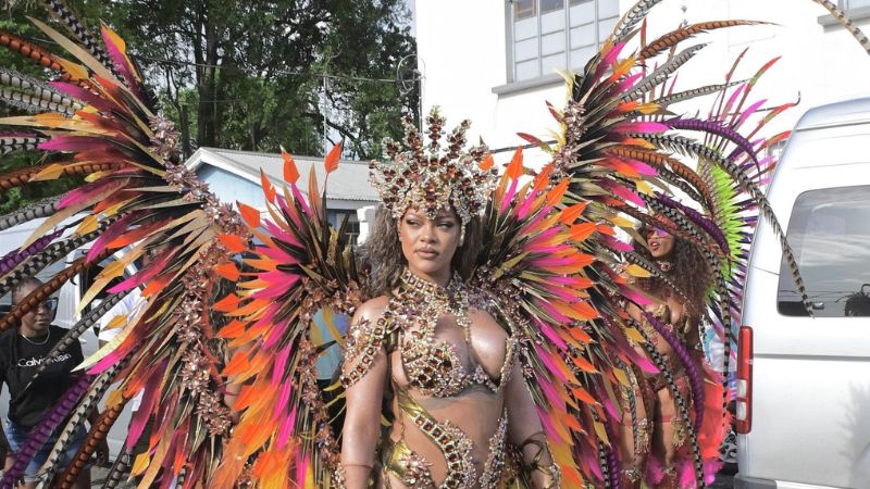 Rihanna carnaval de Barbados