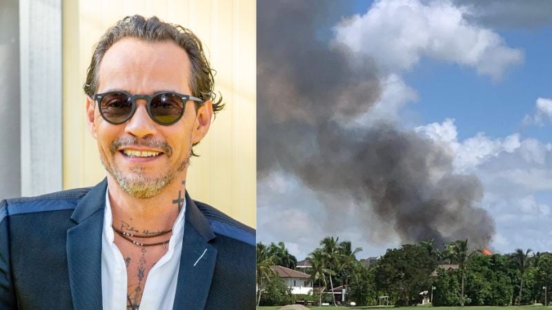 Incendio destruye vivienda de Marc Anthony