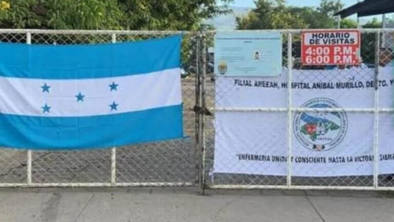 Enfermeras protestan en Olanchito Yoro