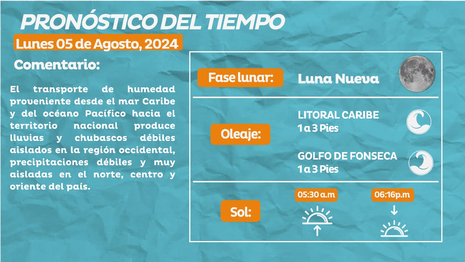 Persisten las lluvias y chubascos en la mayor parte de Honduras