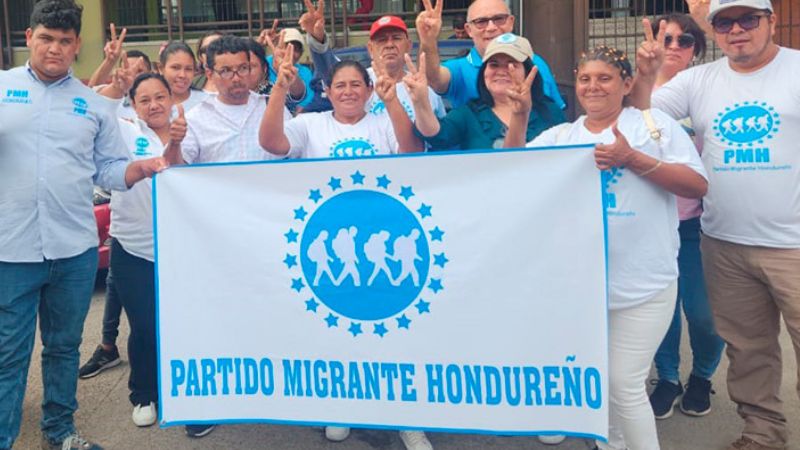 Partido Migrante hondureño exige personería jurídica ante el CNE