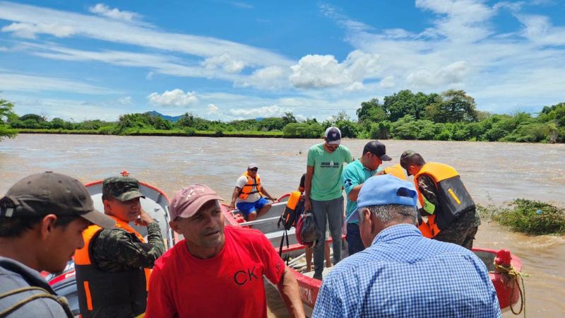 Por inundacion en la Costa de los Amates mantienen en alerta amarilla en Valle