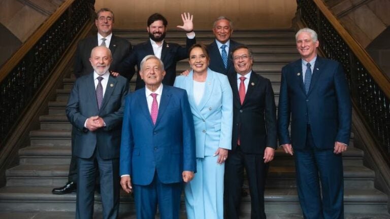 AMLO se despide de algunos presidentes de Latinoamérica