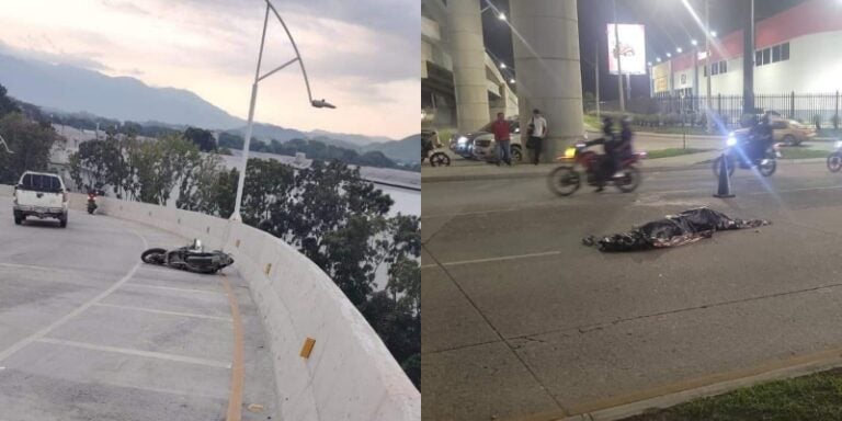 Motociclista muere tras caer del puente de la 33 calle en SPS