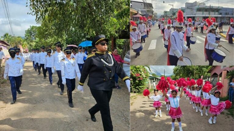 desfiles escuelas Honduras