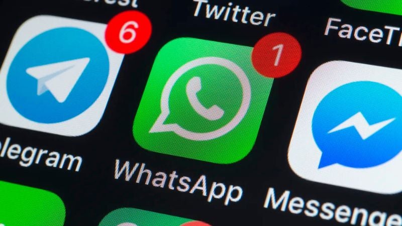 WhatsApp y Messenger chat con otras apps