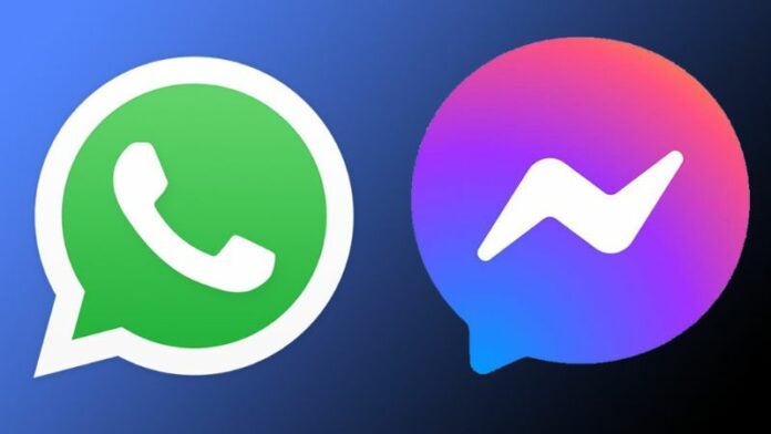 WhatsApp y Messenger chat con otras apps