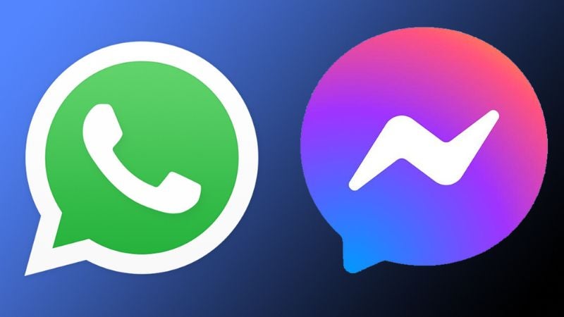 WhatsApp y Messenger chat con otras apps