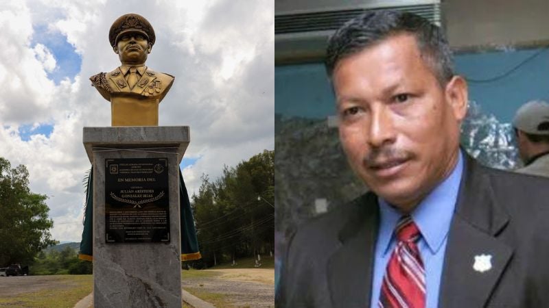 Develan busto Arístides Gonzáles