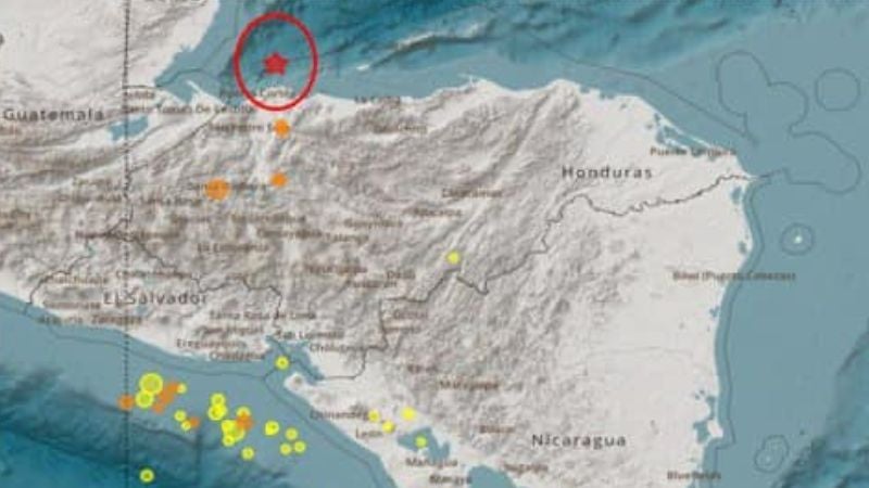 Sismo Puerto Cortés