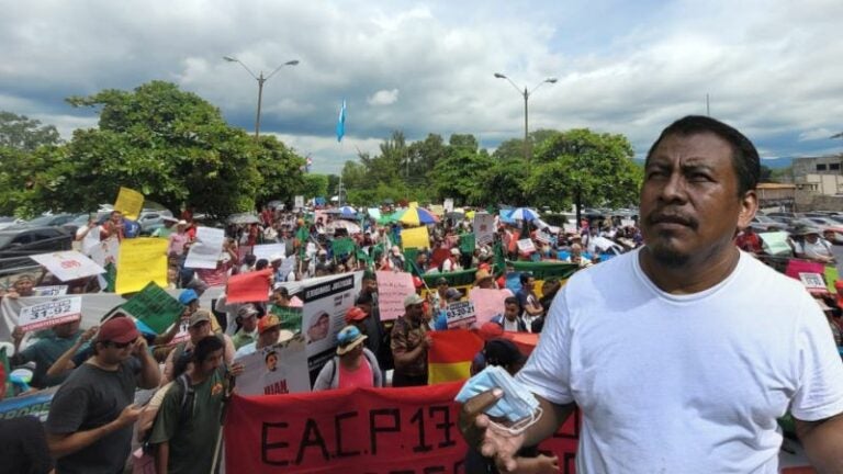 Miembros del COPINH, exigen en la CSJ justicia por asesinato de Juan López