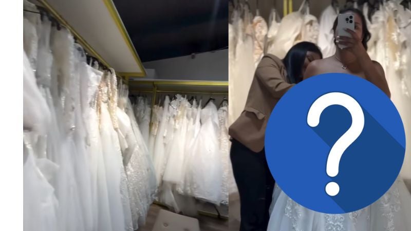 ¡Afinando detalles! Alejandra rubio visita tienda de vestidos de novia