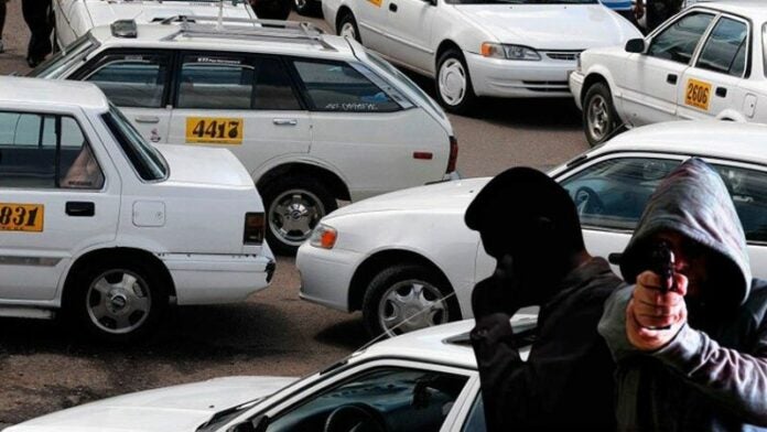 Taxistas en Honduras