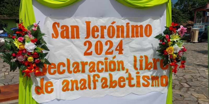 Declaran a San Jerónimo, Comayagua libre de analfabetismo