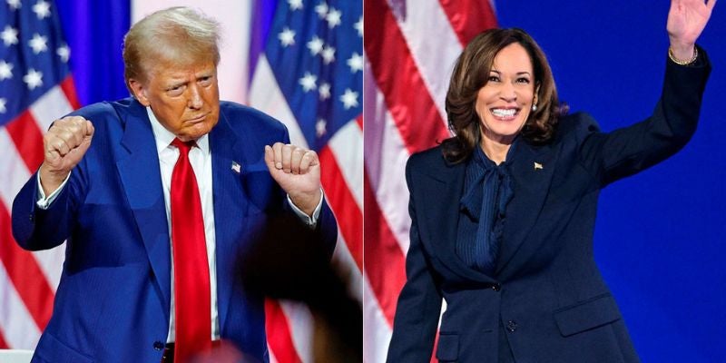 Kamala Harris y Donald Trump se miden en un debate presidencial