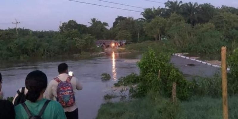 Crecida del río Ulúa deja incomunicada varias comunidades de Yoro y El ProgresO