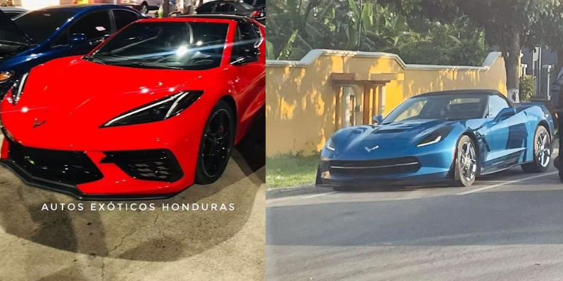 Captan impresionantes Chevrolet Corvette deambulando por las calles de SPS