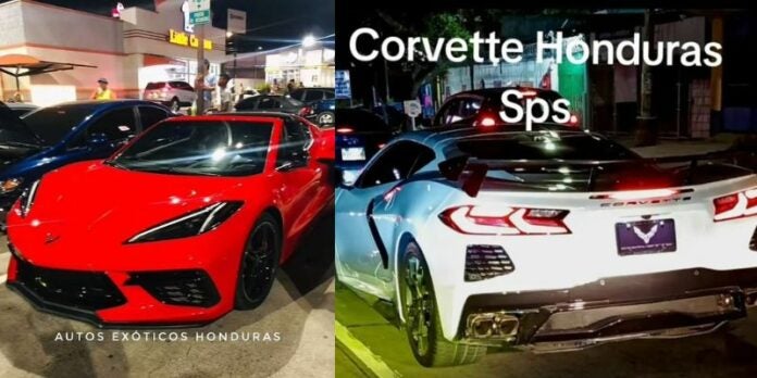 Captan impresionantes Chevrolet Corvette deambulando por las calles de SPS