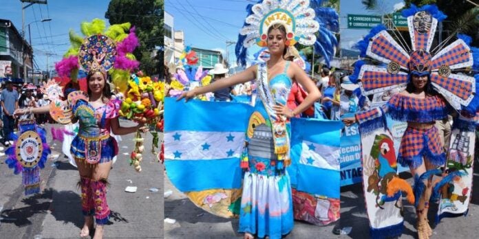 Con Fervor y patriotismo cautivaron los trajes típicos los institutos capitalinos