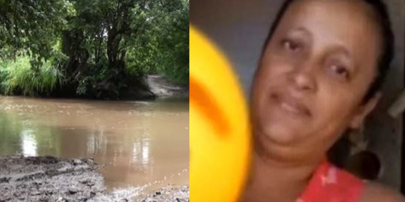 dejarse llevar por la corriente para morir junto a su esposa en Choluteca