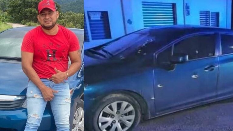 carro acribillan a un joven en Copán