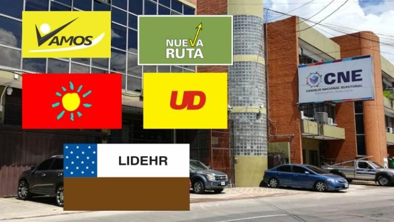 Cinco partidos políticos presentan recurso de reposición