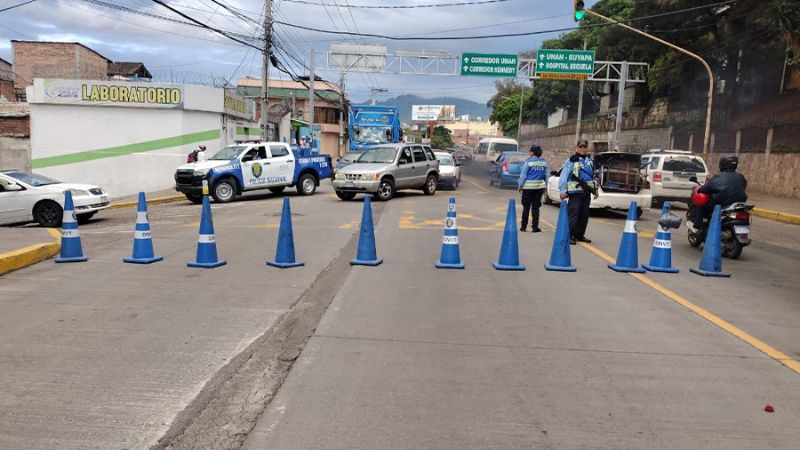 Calles cerradas por partido de Honduras vrs Trinidad y Tobago