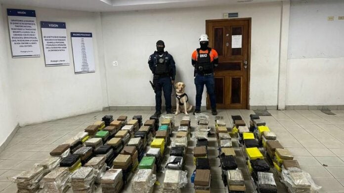 Detectan en Panamá droga proveniente de Puerto Cortés