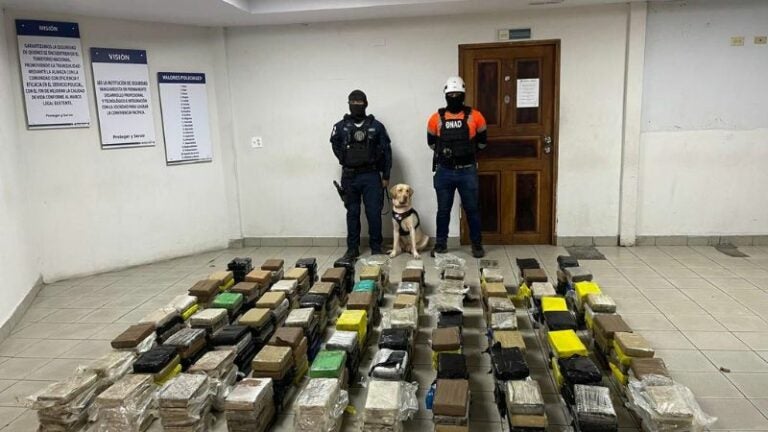 Detectan en Panamá droga proveniente de Puerto Cortés