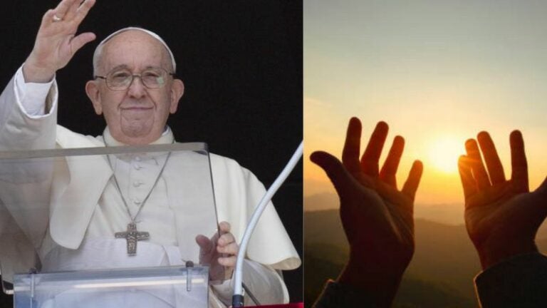 Papa Francisco pide oración por la paz y el fin de la guerra