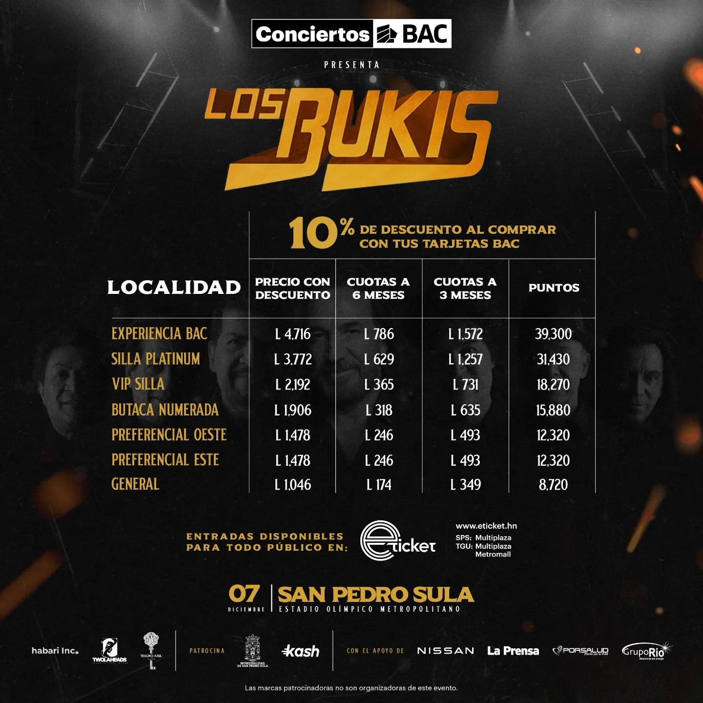 Los Bukis regresan a Honduras y confirman concierto en San Pedro Sula