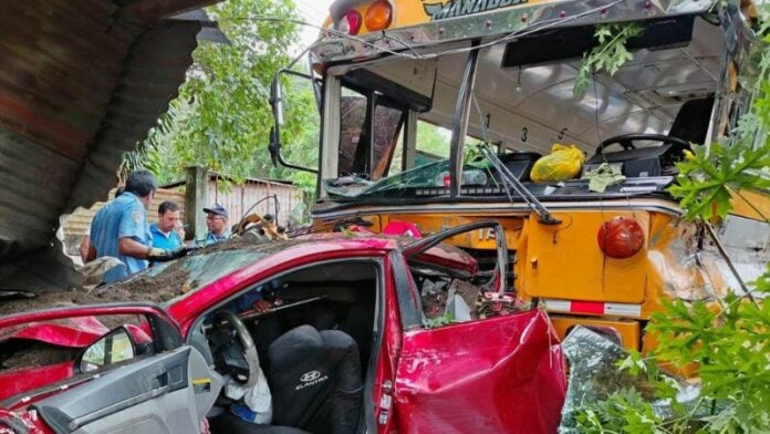 Accidente de autobús