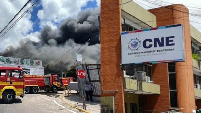 incendio documentos CNE