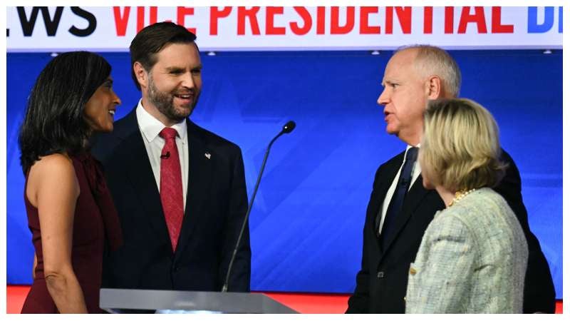 Los candidatos a la vicepresidencia también presentaron sus respectivas visiones para resolver otros asuntos acuciantes como los seguros médicos.