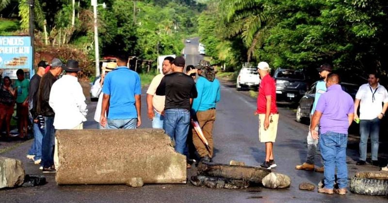 Manifestantes denuncian represión en desalojo de protestas en Taujica, Colón