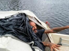 Hombre desafía al huracán Milton negándose a dejar su barco