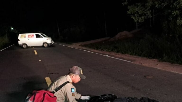 Padre hijo accidente Olancho