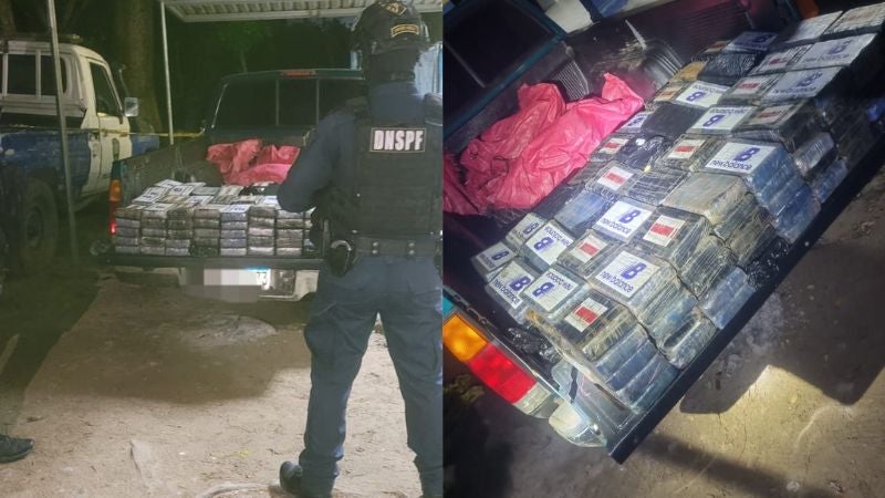 180 kilos cocaína Guasaule