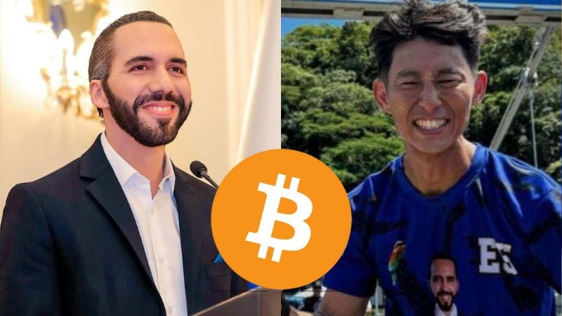 Bukele donará dos de sus Bitcoins a Shin Fujiyama