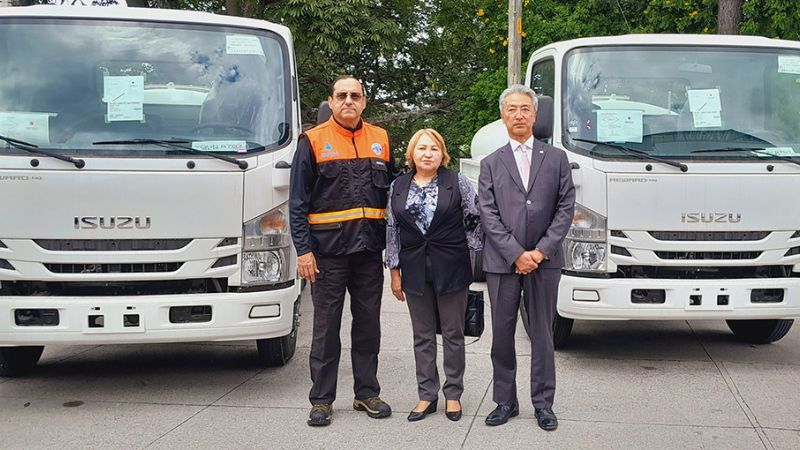 Japón entrega donación de maquinaria