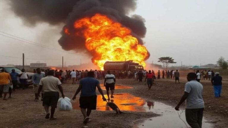 Al menos 140 muertos en Nigeria por la explosión de cisterna de combustible