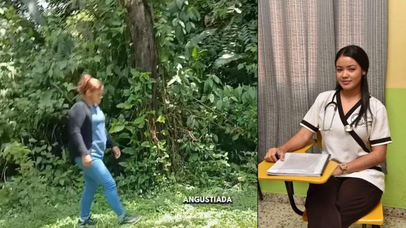 Madre de joven desaparecida se introduce a la selva en su búsqueda