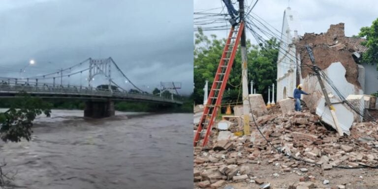 Reportan daños en viviendas, cultivos y puentes a causa de las lluvias en Choluteca